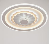 Светильник с ПДУ BayerLux 671146/1 LED 154Вт диммер 3 режима 3000-6000К белый 48х48х8 см 4622206