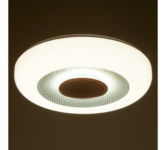 Светильник с ПДУ BayerLux 70543/1 LED 85Вт диммер 3000-6000К белый-синий 46х46х10 см 4941273