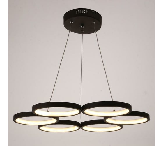 Светильник с ПДУ BayerLux 88009/6 LED 78Вт 3000-6000К диммер кофе 60х60х2-102 см 4941104 1