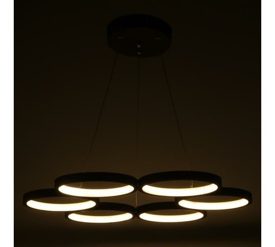 Светильник с ПДУ BayerLux 88009/6 LED 78Вт 3000-6000К диммер кофе 60х60х2-102 см 4941104