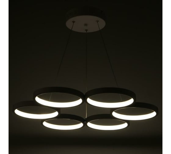 Светильник с ПДУ BayerLux 88010/6 LED 78Вт 3000-6000К диммер белый 60х60х2-102 см 4941105