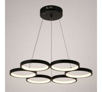 Светильник с ПДУ BayerLux 88011/6 LED 78Вт 3000-6000К диммер черный 60х60х2-102 см 4941106