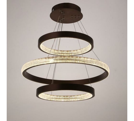 Светильник с ПДУ BayerLux 88015/3 LED 81Вт 3000-6000К диммер кофе 60х60х4-104 см 4941110