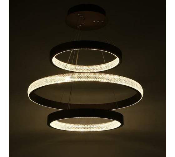 Светильник с ПДУ BayerLux 88015/3 LED 81Вт 3000-6000К диммер кофе 60х60х4-104 см 4941110