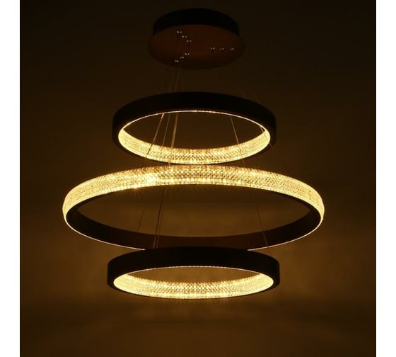 Светильник с ПДУ BayerLux 88015/3 LED 81Вт 3000-6000К диммер кофе 60х60х4-104 см 4941110
