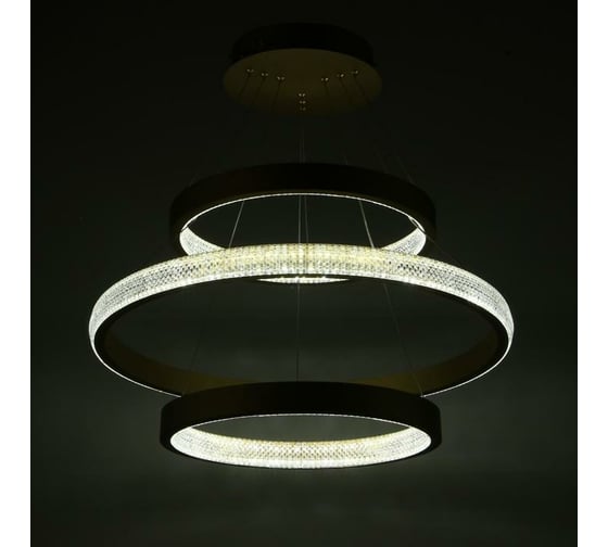 Светильник с ПДУ BayerLux 88016/3 LED 81Вт 3000-6000К диммер золото 60х60х4-104 см 4941111