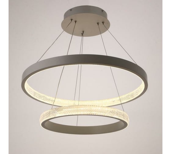 Светильник с ПДУ BayerLux 88017/2 LED 56Вт 3000-6000К диммер белый 60х60х4-104 см 4941112 1