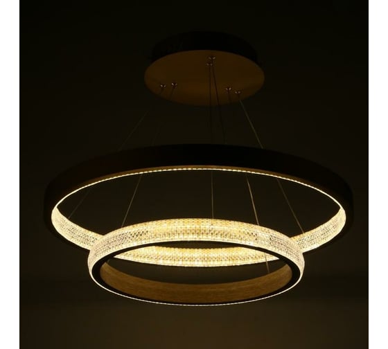 Светильник с ПДУ BayerLux 88019/2 LED 56Вт 3000-6000К диммер золото 60х60х4-104 см 4941114