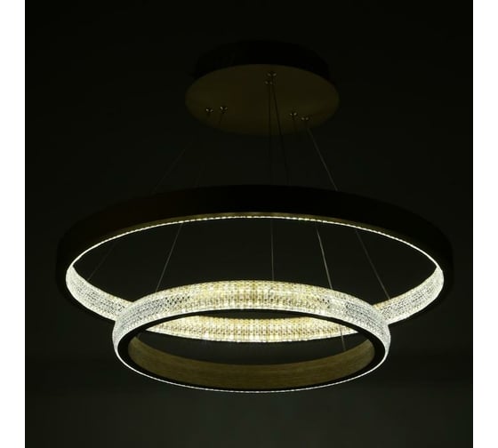 Светильник с ПДУ BayerLux 88019/2 LED 56Вт 3000-6000К диммер золото 60х60х4-104 см 4941114