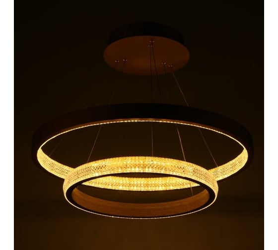 Светильник с ПДУ BayerLux 88019/2 LED 56Вт 3000-6000К диммер золото 60х60х4-104 см 4941114