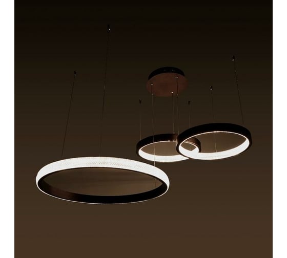 Светильник с ПДУ BayerLux 88021/3 LED 81Вт 3000-6000К диммер кофе 100х76х4-104 см 4941116