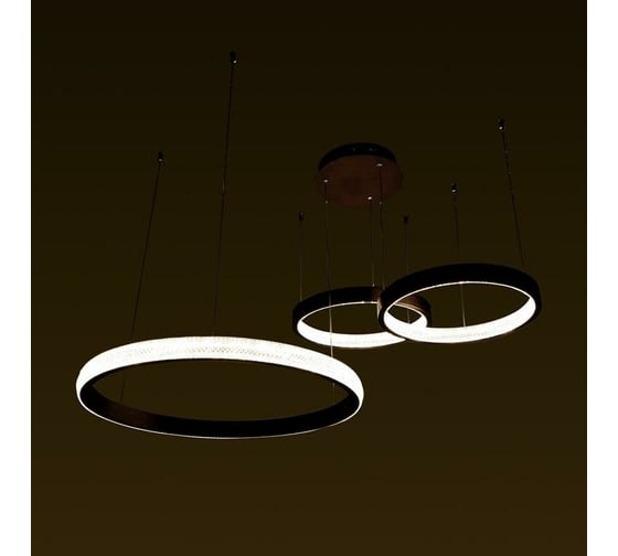 Светильник с ПДУ BayerLux 88021/3 LED 81Вт 3000-6000К диммер кофе 100х76х4-104 см 4941116