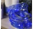 Гирлянда-нить Luazon Лента Снежинки серебристые, 10 м, ширина 6 см, LED-100-USB, фиксинг, синий 3612321 1