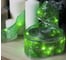 Гирлянда-нить Luazon Лента Снежинки серебристые, 10 м, ширина 6 см, LED-100-USB, фиксинг, зеленый 3612324 1