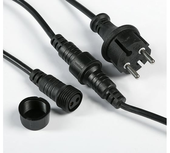 Гирлянда-нить Luazon, 10 м, Евро Белт Лайт, шаг 50 см, E14, 2W-УМС, 220V 2702220