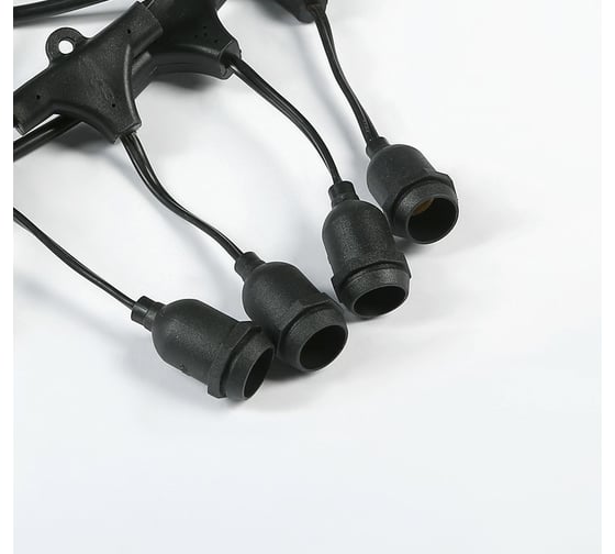 Гирлянда-нить Luazon, 10 м, Евро Белт Лайт, шаг 100 см, E14, 2W-УМС, 220V 2702219