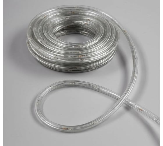 Светодиодный шнур Luazon, 10 мм, круглый, 10 м, чейзинг, 2W-LED/м-24-220V, контроллер, 8 режимов, зеленый 1589828