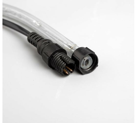 Светодиодный шнур Luazon, 10 мм, круглый, 10 м, чейзинг, 2W-LED/м-24-220V, контроллер, 8 режимов, зеленый 1589828
