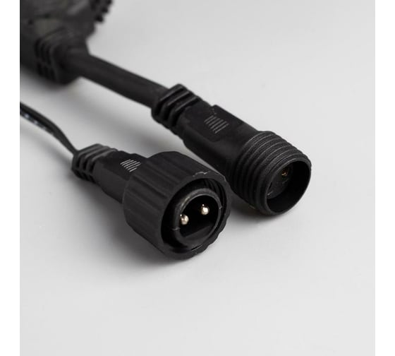 Гирлянда-нить Luazon Клип-лайт Спайдер SPEC, IP44, 3х10 м, темная нить, УМС-2W, LED-198-24В, 8 режимов, белый 5167225