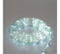 Светодиодный шнур Luazon, 10 мм, круглый, 5 м, чейзинг, 2W-LED/м-24-220V, контроллер, 8 режимов, белый 1589818