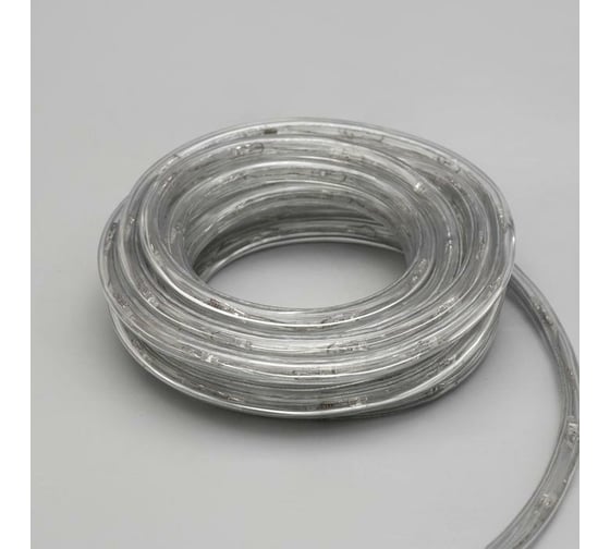 Светодиодный шнур Luazon, 10 мм, круглый, 5 м, чейзинг, 2W-LED/м-24-220V, контроллер, 8 режимов, мульти 1589817