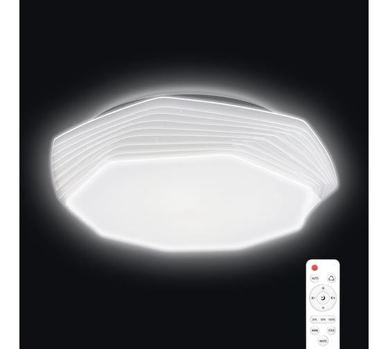 Диммируемый светильник RITTER LED с ДУ MIRA 72Вт, 3000-6000К, 5760Лм, 52211 9