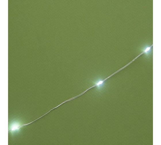 Гирлянда-нить Luazon ROSA, IP44, 20 м, темная нить, LED-200-1.2VSOLAR, 2 режима, белый 4137025