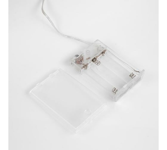 Гирлянда-нить Luazon ROSA, IP20, 5 м, серебристая нить, LED1608-50-4.5V, ААx3, мерцание, теплый белый 5198314