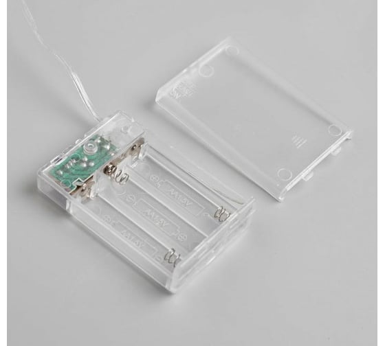 Гирлянда-нить Luazon ROSA, IP20, 5 м, медная нить, LED1608-50-4.5V, ААx3, мерцание, теплый белый 5198320