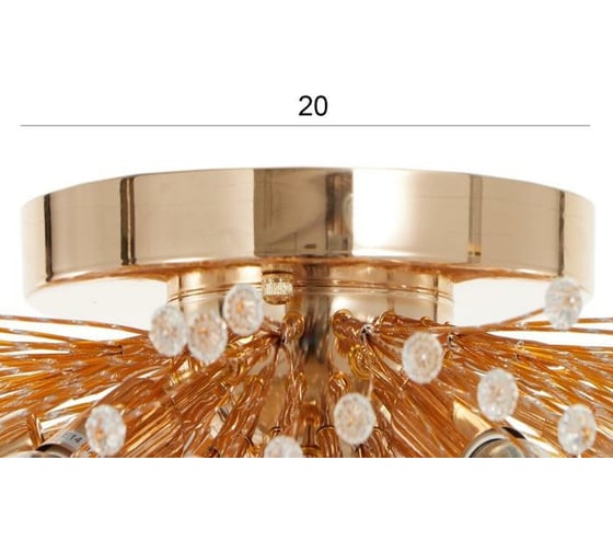Потолочный светильник BayerLux 87704/9 E14 40Вт золото 50х50х25 см 5054425
