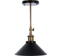 Потолочный светильник BayerLux Грегори черный 1x40W E27 22x22x15 см 2612374