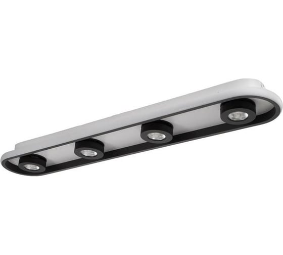 Спот BayerLux 1943/4 LED 36Вт 4000К бело-черный 80х15х7-15 см 6784022
