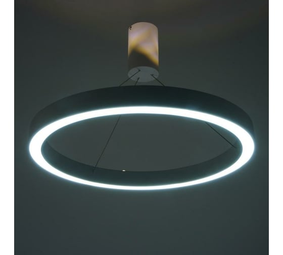 Люстра с ПДУ BayerLux "Бергамо" 65Вт 3000-6000К LED белый d.60см 4494661