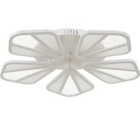 Люстра с ПДУ BayerLux "Валенсия" 5xLED 120Вт 3000-6000К диммер, белый 60х60х9 см. 4524009
