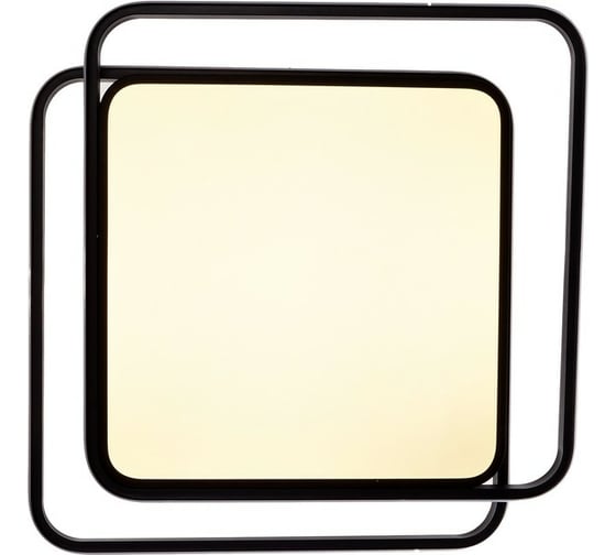 Люстра с ПДУ BayerLux "Квадро" LED 3 режима 3000-6000K 105Вт черный 56х55х7 см. 4525482