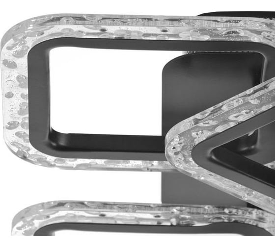 Люстра с ПДУ BayerLux 10018/6BK LED 108Вт 3000-6000К диммер, черный 42х42 см 5177721