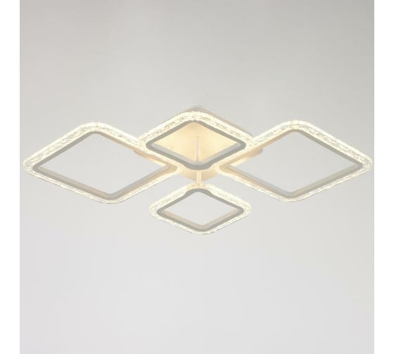 Люстра с ПДУ BayerLux 10020/4WT LED 96Вт 3000-6000К диммер, белый 71х50 см 5177730 1