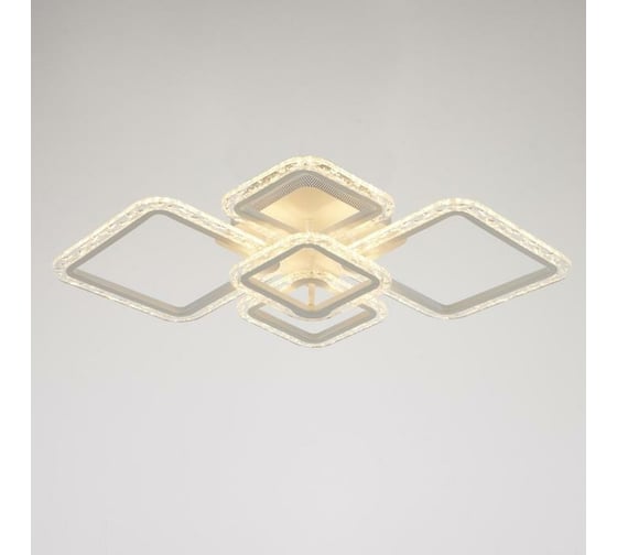 Люстра с ПДУ BayerLux 10020/5WT LED 114Вт 3000-6000К диммер, белый 71х50 см 5177728