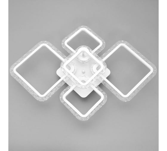 Люстра с ПДУ BayerLux 10020/5WT LED 114Вт 3000-6000К диммер, белый 71х50 см 5177728