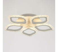 Люстра с ПДУ BayerLux 10021/5WT LED 76Вт 3000-6000К диммер, белый 48х48 см 5177738