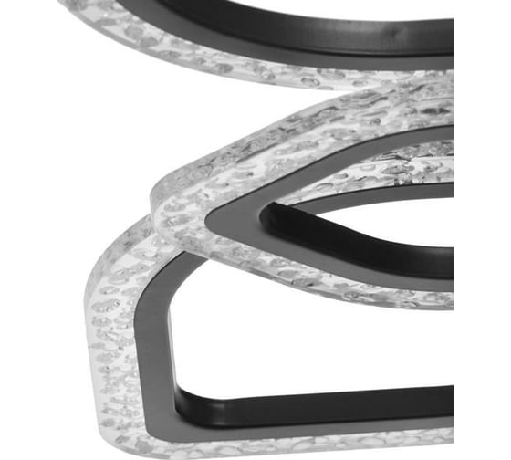 Люстра с ПДУ BayerLux 10021/8BK LED 152Вт 3000-6000К диммер, черный 66х66 см 5177735