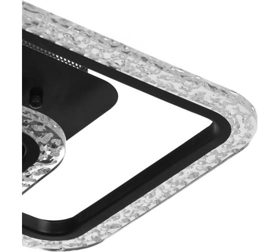 Люстра с ПДУ BayerLux 10023/3BK LED 96Вт 3000-6000К диммер, черный 45х43 см 5177757