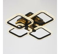 Люстра с ПДУ BayerLux 10023/4BK LED 96Вт 3000-6000К диммер, черный 52х52 см 5177759