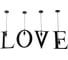 Подвесной светильник BayerLux "LOVE", 4х40Вт, E27, черный 6300880 1