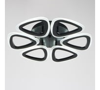 Люстра с ПДУ BayerLux 10028/6BK LED 96Вт 3000-6000К диммер, черный 50х50 см 5177765