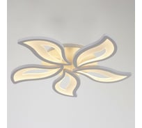 Люстра с ПДУ BayerLux 10029/5WT LED 140Вт 3000-6000К диммер, белый 75х75 см 5177766