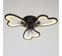 Люстра с ПДУ BayerLux 10031/3BK LED 72Вт 3000-6000К диммер, черный 62х62 см 5177770