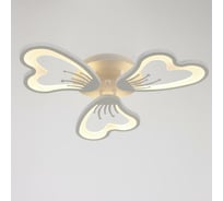Люстра с ПДУ BayerLux 10031/3WT LED 72Вт 3000-6000К диммер, белый 62х62 см 5177769