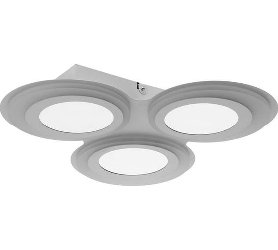 Люстра с ПДУ BayerLux 10035/3 LED 70Вт 3000-6000К диммер, 3D подсветка белый 52х52 см 5169318 1