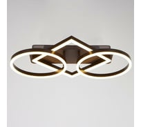 Люстра с ПДУ BayerLux 10041/3 LED 124Вт 3000-6000К диммер, кофе 65х43 см 5177786